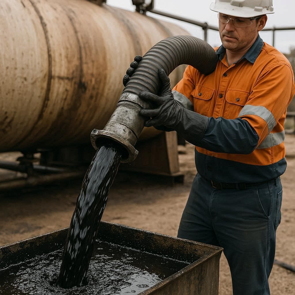 Откачка нефтепродуктов в Гатчине